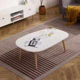 ZUN ARC-SHAPED COFFEE TABLE W1581P144338