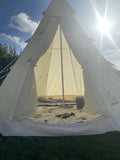 Bell Tent 4 Season 9.85ft Glamping Tent, Hot Tent,Ideal for Family Camping, Hiking,Canvas Tent with 96285630