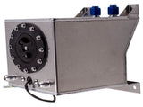 Aluminum 2.5 Gallon Fuel Cell Tank Black Racing Drift w/ Level Sender Unit 72431907