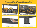 Temu only supports self pickup Work Bench with Pegboard,Heavy Duty 3000lbs Capacity Workbench with 24780088