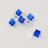 Acrylic Blue & White Tik Tack Toe Game Set B346P325481