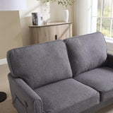 COOLMORE Loveseat Sofa, Mid Century Modern Love Seat, 2 Seater Sofaes for Living Room, Small W395P238824