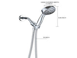 Handheld Shower Head with Hose High Pressure Shower Heads, Chrome 96792596