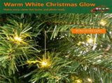 2 Pack 24" Rotating Pre-Lit Mini Christmas Tree with 8 Music Tracks, 35 Warm White LEDs, PVC 06111500