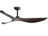 Modern 52 Inch Indoor Ceiling Fan No Light With 6 Speed Remote Control 3 ABS Blade Reversible DC W934P207799
