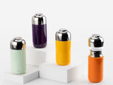 Fashion Titanium-Coated Tea Tumbler with Infuser, thermos cup 370ml yellow 31906960