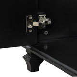 36" Bathroom Vanity with Sink, Black Vanity Cabinet with Flip-Out Drawer, 3 Drawers, 2 Soft-Close N725P283623B