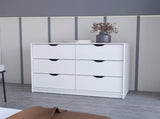 White 4-Drawer Dresser B062P175093