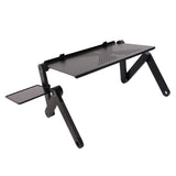 48 x 26cm Portable Home Use Assembled Folding Table Black 20797798