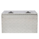 30" ATV Aluminum Under Body Toolbox 5 Bar Tread Silver 46944347