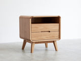 Pure Solid Wood Bedside Cabinet Modern Simple Nightstands Oak Bedside Cabinet Nordic Bedroom Solid W1283P376337