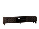 Modern Mid-Century Media Console with 4 Drawers and Cable Management, TV Console Table for TVs up to W757P305596