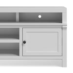 ZUN 75 inch TV Stand Consle for TVs 85 inches, No Assembly Required, White Finish B108P160181