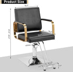 ZUN Salon Chair Styling Barber Chair, Beauty Salon Spa Equipment with Heavy Duty Hydraulic Pump, 91614347