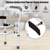 Steel safety toilet railing with multiple adjustable gears 22707637