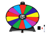 24" Spinning Prize Wheel with Foldable Stand Stand-Up & Tabletop Fortune Wheel - Multicolor 84150021