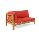 BRAVA X-BACK LEFT CORNER BENCH, RED 57967.00RED
