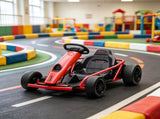 Red 24V High-Speed Electric Drift Go Kart Kids Ride-On Racing Vehicle with 2 Speeds for 8-12 Years 43770606