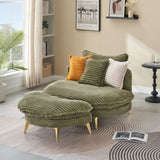 65.00 inches long, Corduroy Sofa Fabric, with three matching pillows and two spacious and W1658P212596