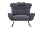 Teddy Upholstered Nursery Rocking Chair for Living Room Bedroom 02584169