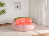 Oversized Bean Bag Chairs,Multicolor Faux Fur Couch Filled with Shredded Sponge,Large Lounger Sofa 66056634