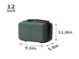 PP Trolley Case 12in 20in 2PCS Suitcase Set Dark Green 84565064