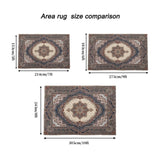 Area Rug 8x10 Vintage Bohemia Large Persian Non-slip Washable Rug For Room Kitchen Bedroom W2907P265113