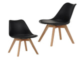 Set of four dining chairs, medieval modern style dining chairs for kitchen and dining room, with W3851P457788