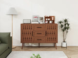 ZUN 2 door 3 drawer cabinet, Accent Storage Cabinet, Suitable for Living Room, Bedroom, Dining Room, W688P181191