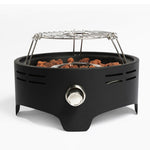 ZUN 15 inch Outdoor Portable Propane Fire Pit, Camping Fire Pit Cooking Support Tabletop Fire Pit W853135526