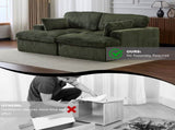 Double Chaise Lounge Chair Indoor,Oversized Upholstered Sleeper Cloud Couch,Deep Seat Luxury Sofa 32038866
