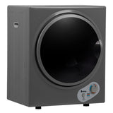 GYJ25-78G2 Compact Portable Household clothes Dryer 2.5KG 1.6cuft with Stainless Steel Drum Black 01341671