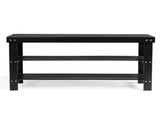 3-Tier Seamless Top Bamboo Shoe Rack 24686137