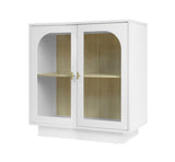 Storage Cabinet with Acrylic Door for Living Room, Dining Room, Study W688127147
