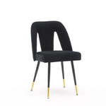 ZUN Furniture, Collection Modern Contemporary Velvet Upholstered Dining Chair with Nailheads and ld 38247692