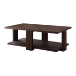 ZUN Walnut Coffee Table with Straight Leg B062P191045