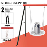 ZUN Porch Swing Frame, Heavy Duty Swing Stand, A-Frame Swing Stand Frame for Backyard Yoga Hammock 95503144