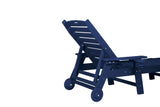 Lounge Chair Outdoor, Oversized Chaise Lounge Chair with 5 Positions, HDPE, Patio Lounge Chair with W2103P254603