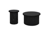 Coffee Table Set of 2 ,Round Coffee Table,Modern Side Tables Accent End Table for Living Room W688P248110