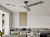 52 Inch Ceiling Fans with Lights Led Remote Control Low Profile Flush Mount for Living Room Bedroom 67041248