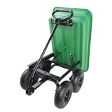 Folding car Poly Garden dump truck with steel frame, 10 inches. Pneumatic tire, 300 lb capacity body W22721201