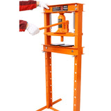 Hydraulic Shop Press ,12-Ton Capacity , Floor Mount ,with Press Plates, H-Frame Garage Floor Press, W465P165674