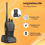 Outdoorfun Baofeng 888S Walkie Talkies 16 Channel Two-Way Radio, Rechargerable Handheld Ham Radio 20561560