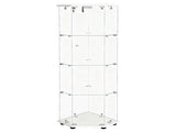 Tempered glass five-sided display cabinet,corner cabinet,liquor cabinet,with running lights,with W3155P449086