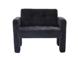 Modern Minimalist Casual Single Armchair Living Room, Bedroom, Office Area Upholstered Chair 17513857