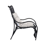 3 Pieces Wicker Outdoor Patio Furniture Set with Lounge Chair, Balcony Chairs Table Set with N780P209442B