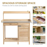 Garden Work BenchOpen Shelf Storage 86115949