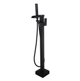 Floor Mounted Tub Faucet High Flow Freestanding Tub Filler Faucet with Handheld Shower Head W2287P264743