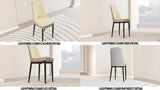 A set of 2 dining chair, modern style chair made of high-quality PU Leather fabric with thick soft W2189P168412