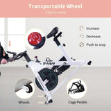 Exercise Bikes For Home, Indoor Cycling Bike With LCD Monitor And Comfortable Seat Cushion For Home 24370064
